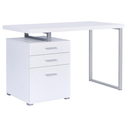 Brennan Computer Desk - White