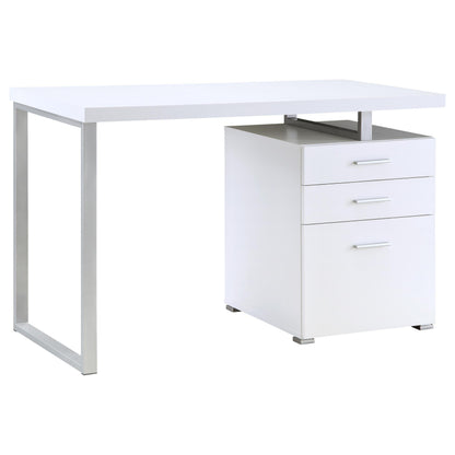 Brennan Computer Desk - White