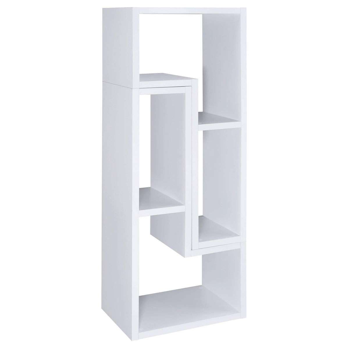 Velma Bookcase / TV Stand in White - Coaster Furniture