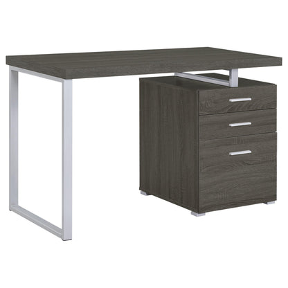 Brennan Computer Desk - Weathered Grey
