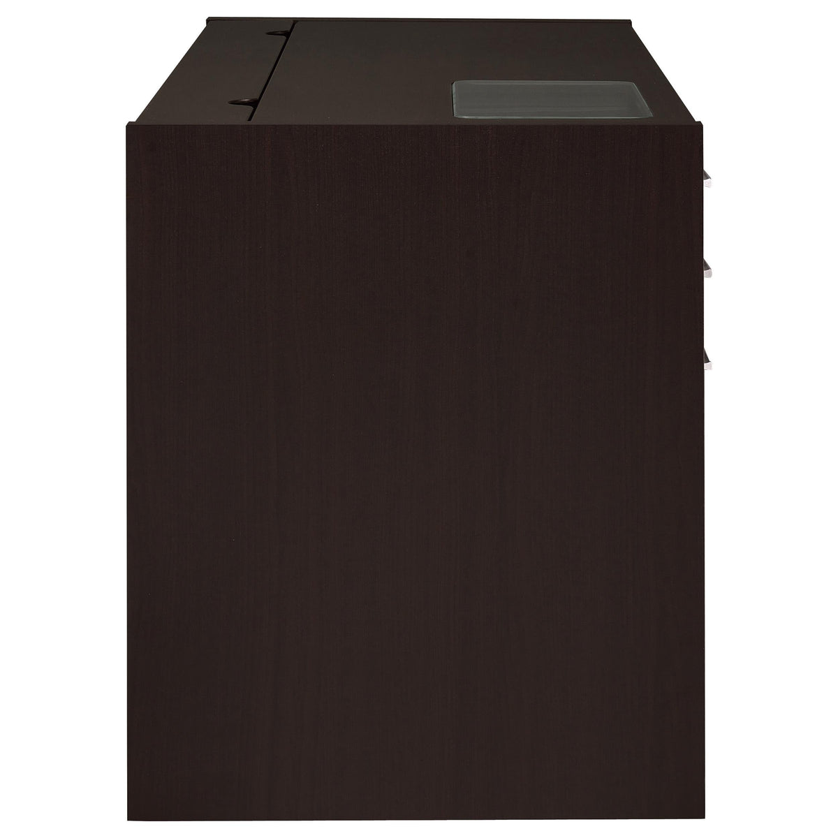 Halston Computer Desk in Cappuccino - Coaster Furniture