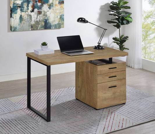 Yvette Computer Desk in Mango - Coaster Furniture