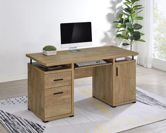 Yvette Computer Desk in Mango - Coaster Furniture
