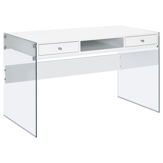 Dobrev Writing Desk in White - Coaster Furniture