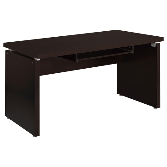 Skylar Computer Desk in Cappuccino - Coaster Furniture