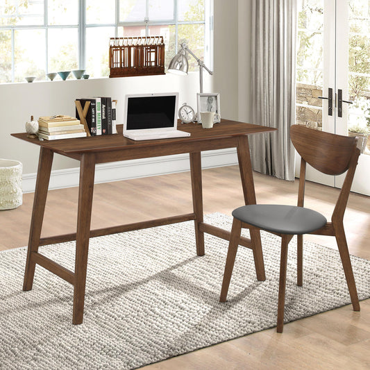 Karri Desk Set in Walnut - Coaster Furniture