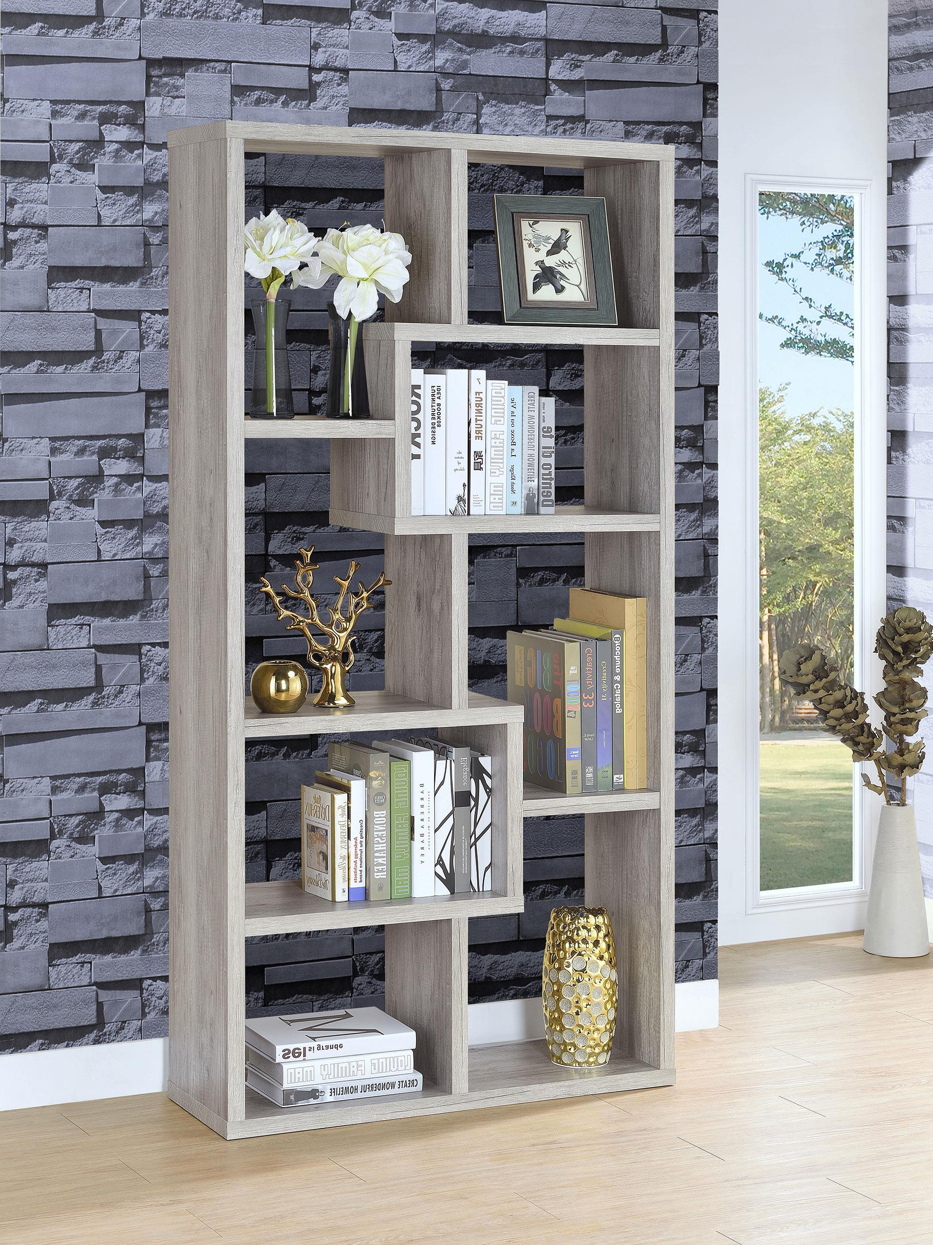 Theo Bookcase - Grey Driftwood