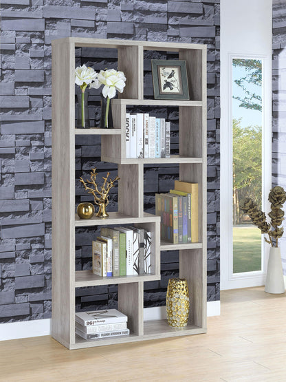 Theo Bookcase - Grey Driftwood