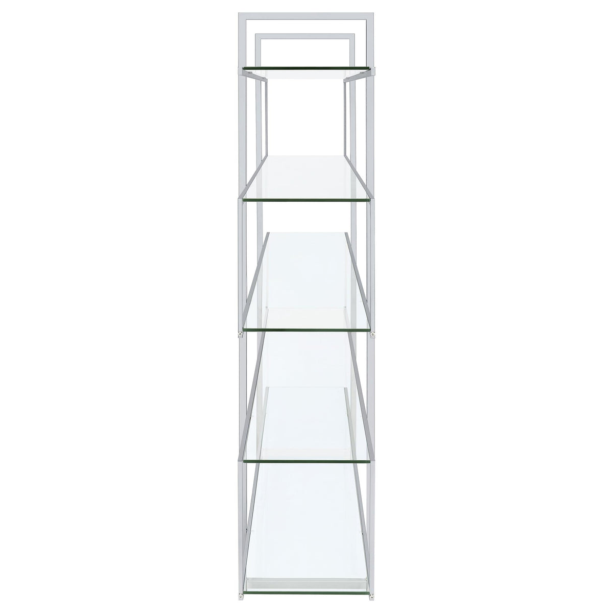 Elmer Bookcase in Clear - Coaster Furniture