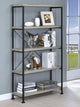 Analiese Bookshelf in Rustic Nutmeg - Coaster Furniture