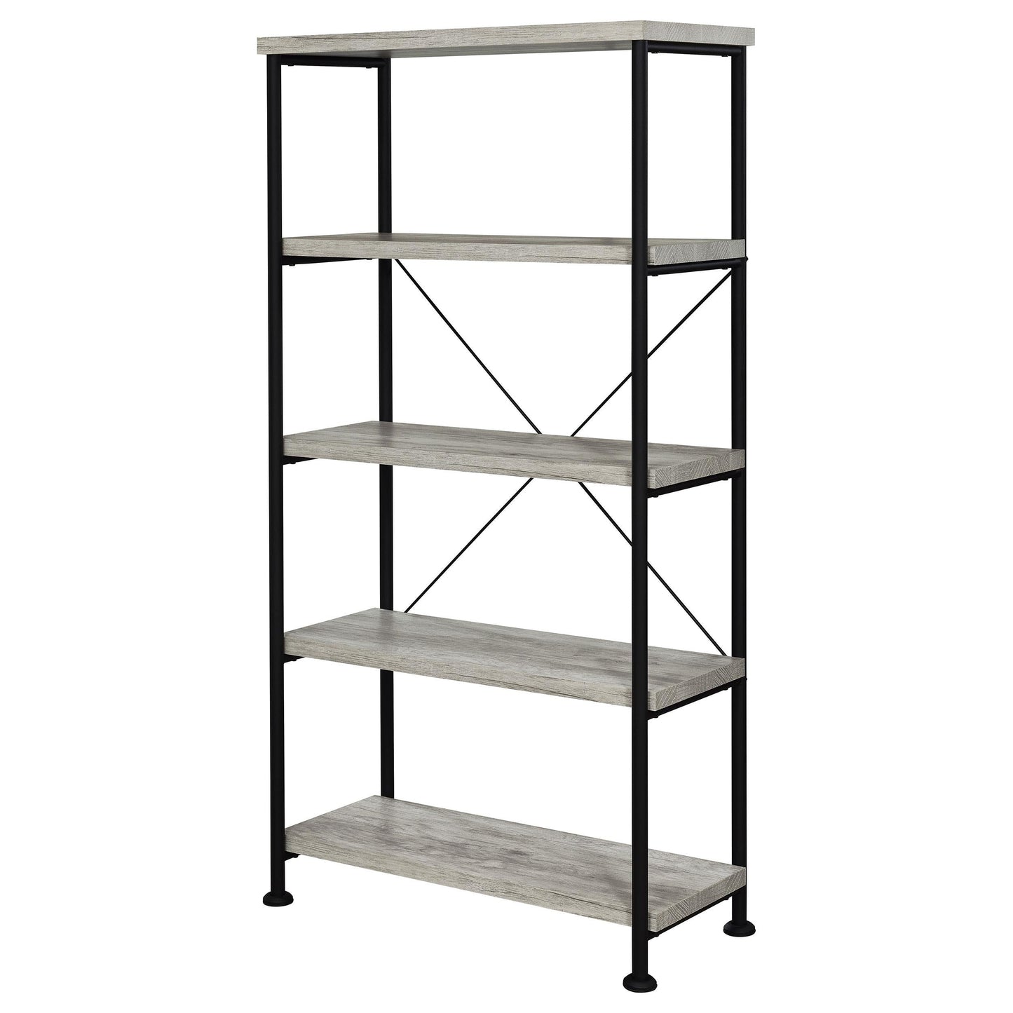 Analiese Bookshelf in Rustic Nutmeg - Coaster Furniture