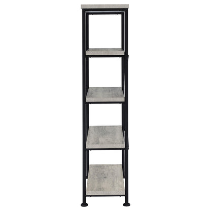 Analiese Bookshelf in Rustic Nutmeg - Coaster Furniture