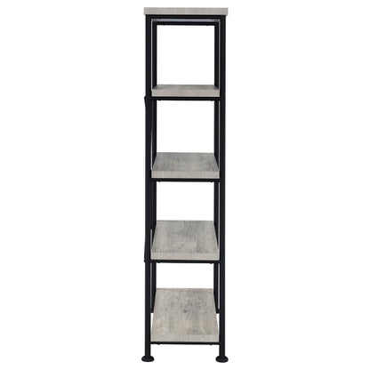 Analiese Bookshelf in Rustic Nutmeg - Coaster Furniture