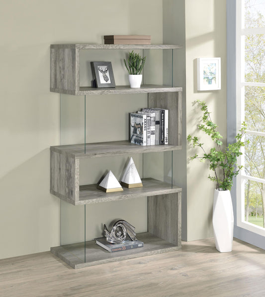 Emelle Bookcase - Grey Driftwood