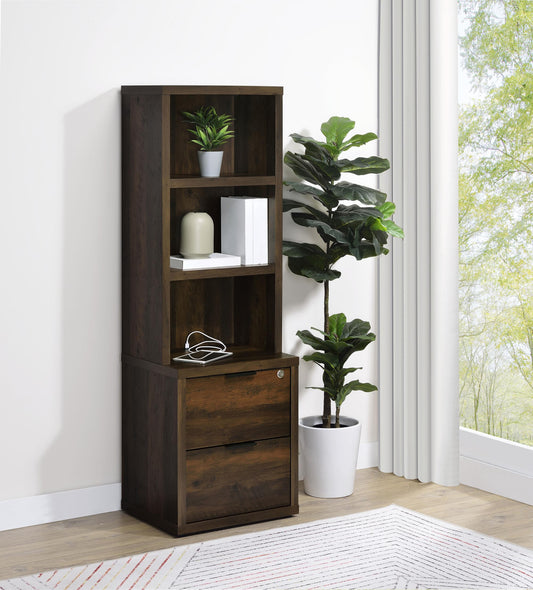 Westpark Bookcase - Dark Pine