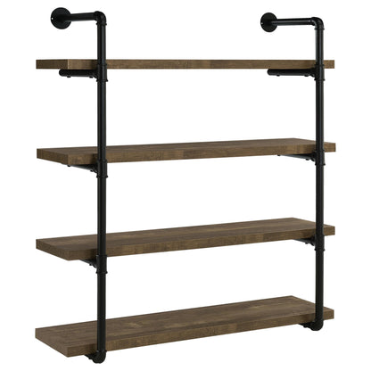 Elmcrest Wall Shelf in Rustic Oak - Coaster Furniture