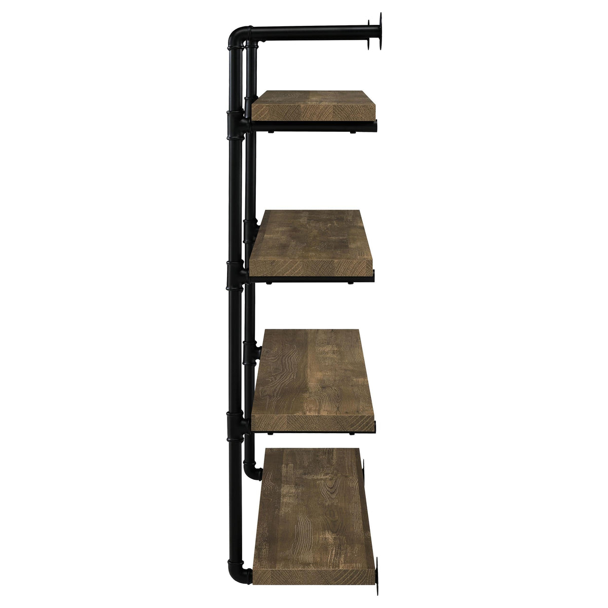 Elmcrest Wall Shelf in Rustic Oak - Coaster Furniture