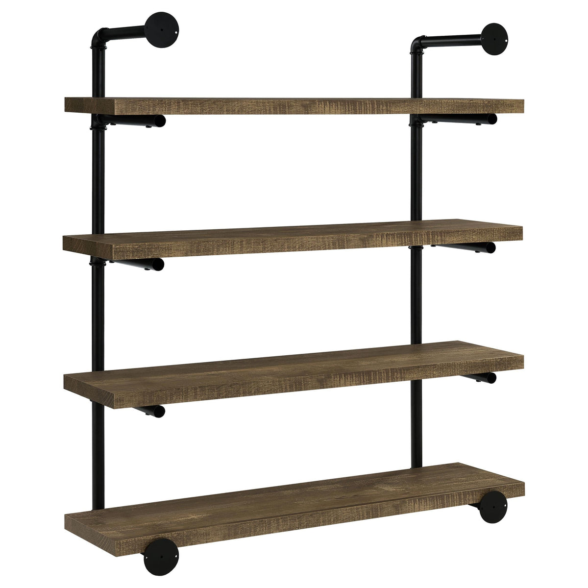 Elmcrest Wall Shelf in Rustic Oak - Coaster Furniture