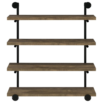 Elmcrest Wall Shelf in Rustic Oak - Coaster Furniture