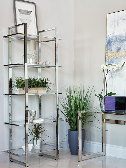 Hartford Bookcase in Clear - Coaster Furniture