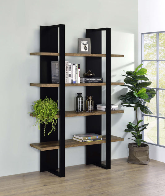 Danbrook Bookshelf in Black - Coaster Furniture