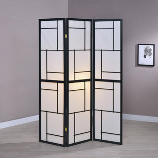 Damis Room Divider in Black - Coaster Furniture