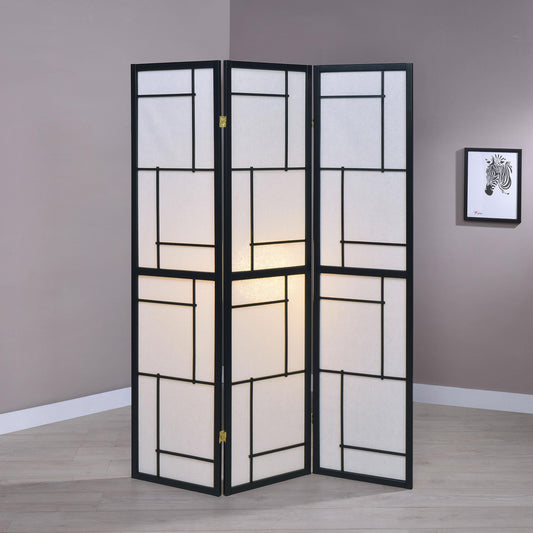 Damis Room Divider in Black - Coaster Furniture