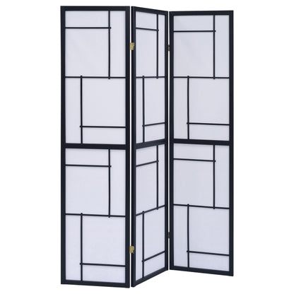 Damis Room Divider in Black - Coaster Furniture