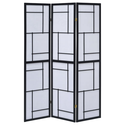 Damis Room Divider in Black - Coaster Furniture