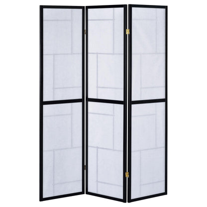 Damis Room Divider in Black - Coaster Furniture