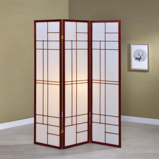 Katerina Room Divider in Cherry - Coaster Furniture