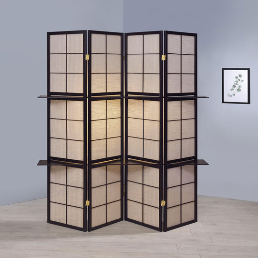 Iggy Room Divider in Cappuccino - Coaster Furniture