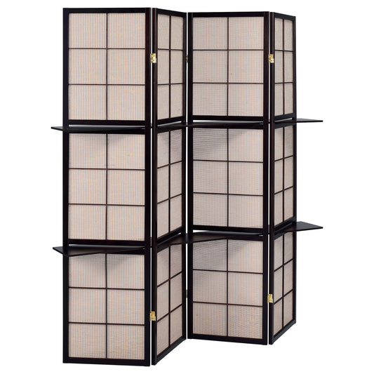 Iggy Room Divider in Cappuccino - Coaster Furniture