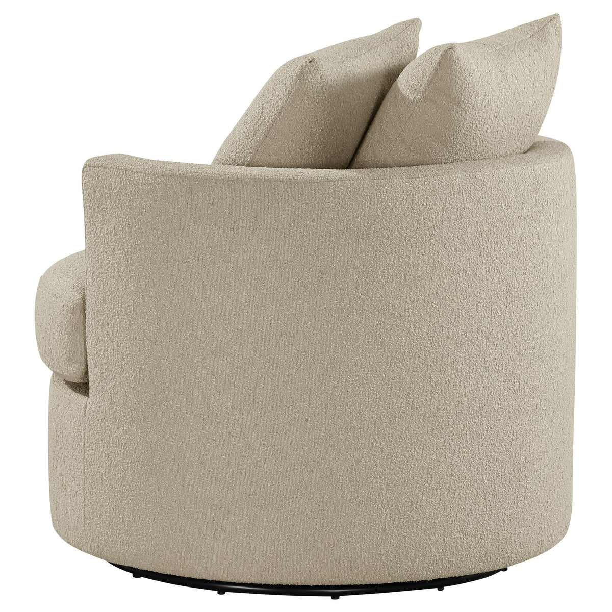 Debbie Swivel Chair in Camel - Coaster Furniture