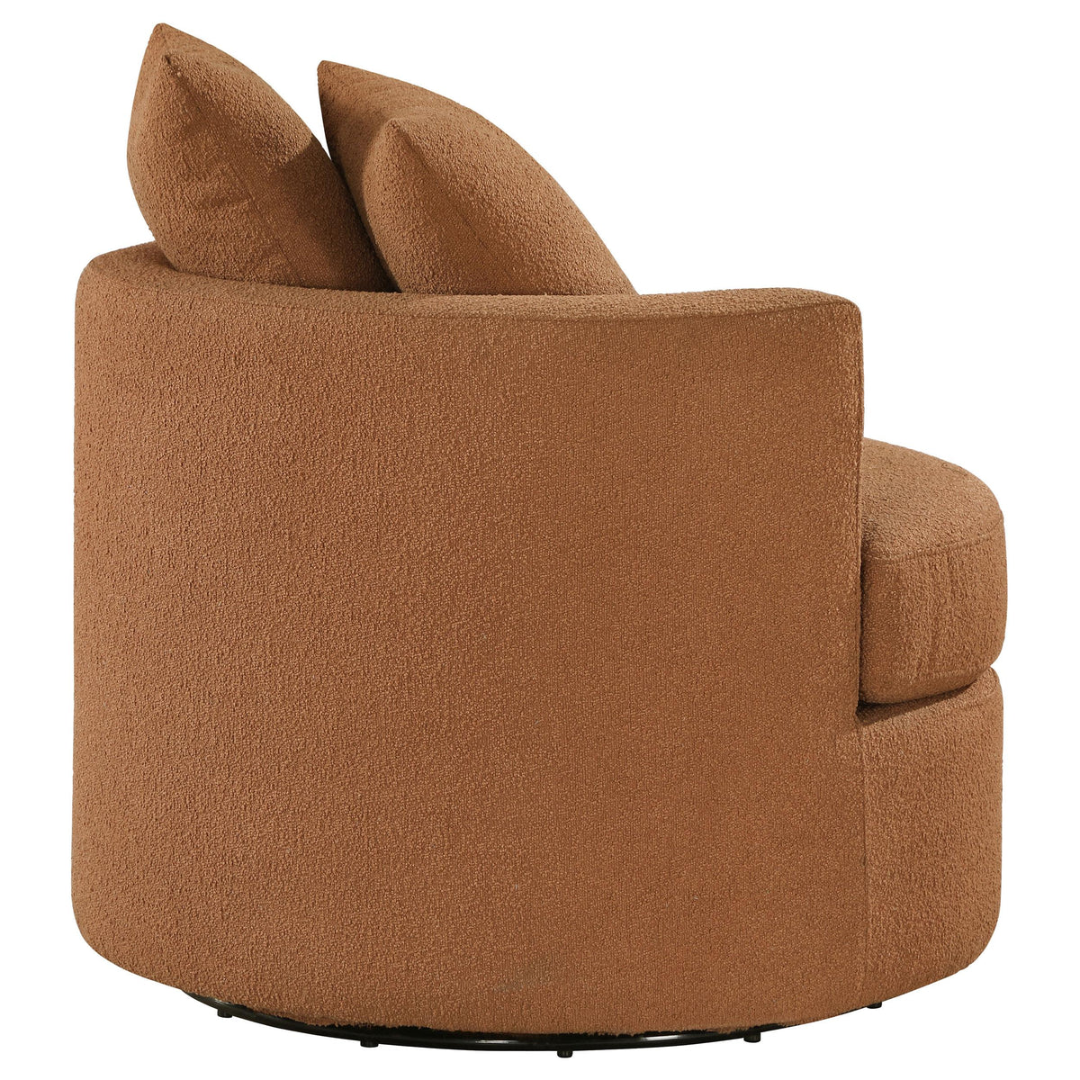 Debbie Swivel Chair in Camel - Coaster Furniture