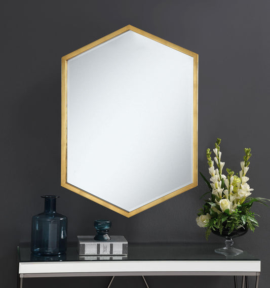 Bledel Wall Mirror in Gold - Coaster Furniture