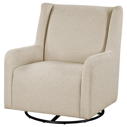 Serra Swivel Glider Chair in Sandy Beige - Coaster Furniture