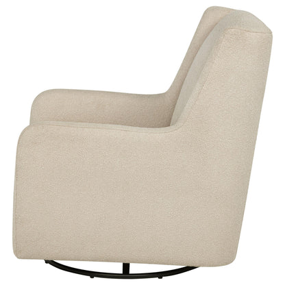 Serra Swivel Glider Chair in Sandy Beige - Coaster Furniture