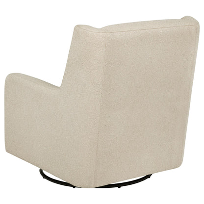 Serra Swivel Glider Chair in Sandy Beige - Coaster Furniture