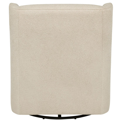 Serra Swivel Glider Chair in Sandy Beige - Coaster Furniture