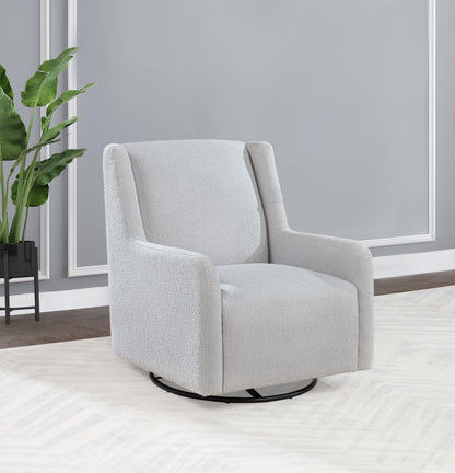 Serra Swivel Glider Chair in Sandy Beige - Coaster Furniture