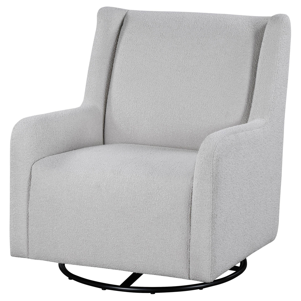 Serra Swivel Glider Chair in Sandy Beige - Coaster Furniture
