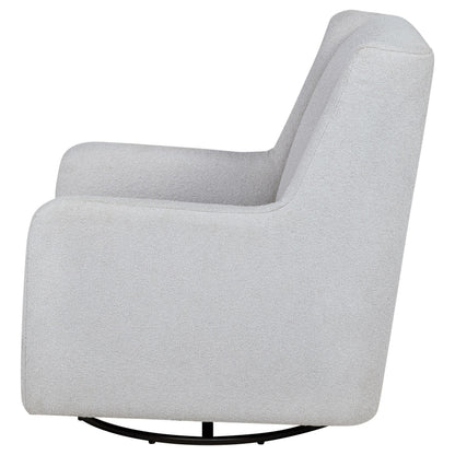 Serra Swivel Glider Chair in Sandy Beige - Coaster Furniture