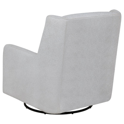 Serra Swivel Glider Chair in Sandy Beige - Coaster Furniture