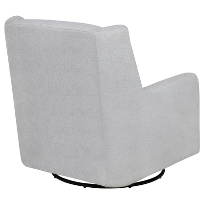 Serra Swivel Glider Chair in Sandy Beige - Coaster Furniture