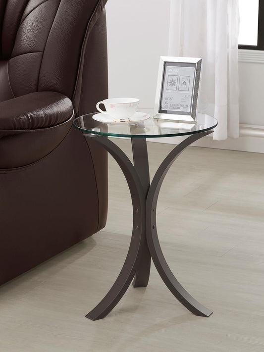 Pedro Side Table in Weathered Grey - Coaster Furniture