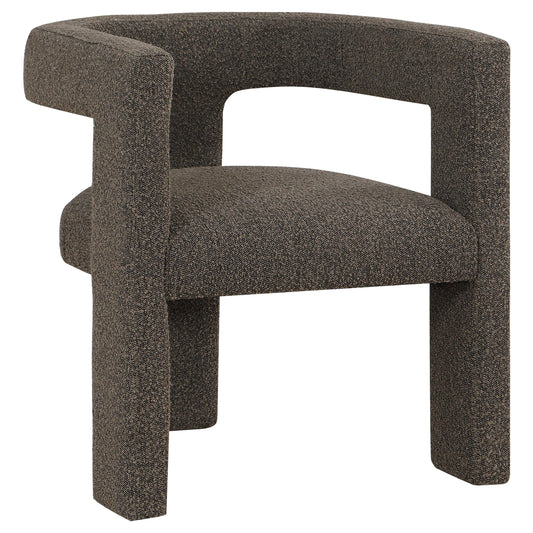 Petra Accent Chair in Chocolate Brown - Coaster Furniture