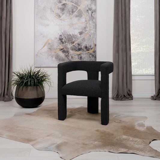 Petra Accent Chair in Chocolate Brown - Coaster Furniture