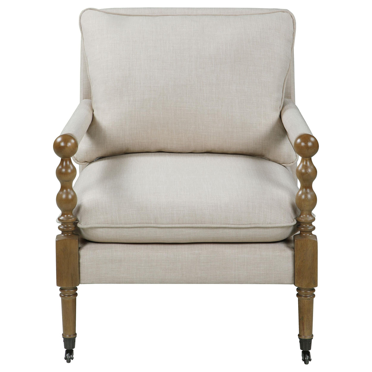 Dempsy Accent Chair in Beige - Coaster Furniture