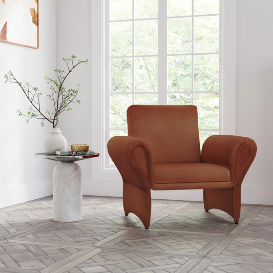 Liana Accent Chair in Rust - Coaster Furniture